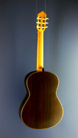 Heiner Dreizehnter Konzertgitarre, Zeder, Palisander, Mensur 65 cm, Baujahr 2007, R&uuml;ckseite
