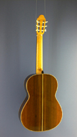 Michel Br&uuml;ck Konzertgitarre, Zeder, Palisander, Mensur 65 cm, Baujahr 2002, R&uuml;ckseite