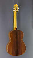Juan Aguilera, Modell Campanilla, klassische Gitarre Zeder, Palisander, R&uuml;ckseite