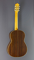 Vicente Sanchis, Modell A-2, Konzertgitarre Fichte, Palisander, R&uuml;ckseite