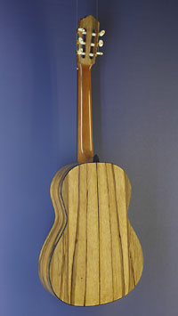 Matthias Hartig - Matteo Guitars, Konzertgitarre aus Fichte und Black Limba, Mensur 65 cm, Baujahr 2019, R&uuml;ckseite