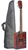 CASK Hogshead, Cigar Box oder Zigarrenkisten Gitarre mit Pickup, R&uuml;ckseite
