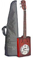 CASK Puncheon, Cigar Box oder Zigarrenkisten Gitarre mit Resonator, R&uuml;ckseite