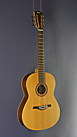 H&ouml;fner Classic Steelstring Series HA-CS8, matt lackierte Westerngitarre in Konzert-Form mit massiver Fichtendecke und R&auml;ucherlerche an Zargen und Boden, mit Pickup, in Deutschland gebaut